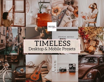 10 Timeless Mobile And Desktop Lightroom Presets - Moody Presets, Rustic Presets, Instagram Presets, Travel Presets, Vintage Presets, DNG