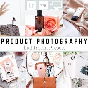 40 PRO Product Photography Mobile/Desktop Lightroom Presets Great For Products, Studio, Business And More Bright, Clean, Clear, Airy image 1