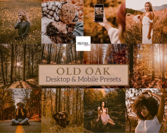 Old Oak Lightroom Presets: Moody Forest Photography (Desktop & Mobile)
