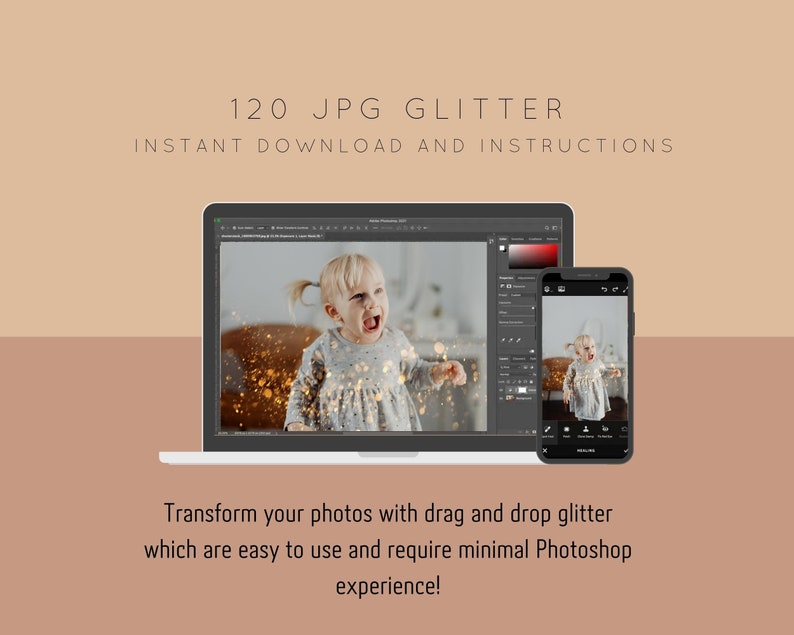 120 Realistic Glitter Photoshop Overlays Transparent JPG, photoshop, overlays, easy to use, DIGITAL DOWNLOAD image 5