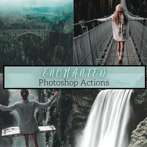 5 Enchanted Photoshop Actions - Landscape Actions, Moody Actions, Fantasy Actions, Outdoor Actions, Travel Actions, Dark Actions