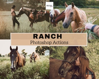 Ranch Photoshop Actions: Rustic Outdoor Photography (ATN)
