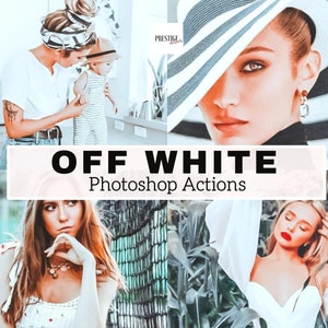 4 Pro Off White Photoshop Actions - Clean Actions, Airy Bright Actions, Light Actions, Soft Actions, Clean Actions, Lifestyle Actions