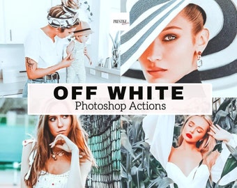 4 Pro Off White Photoshop Actions - Clean Actions, Airy Bright Actions, Light Actions, Soft Actions, Clean Actions, Lifestyle Actions