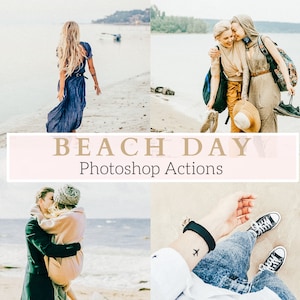 5 Beach Day Photoshop Actions - Great for Family, Summer, Instagram, Vacation, Portraits, Children, Photo shoots And More