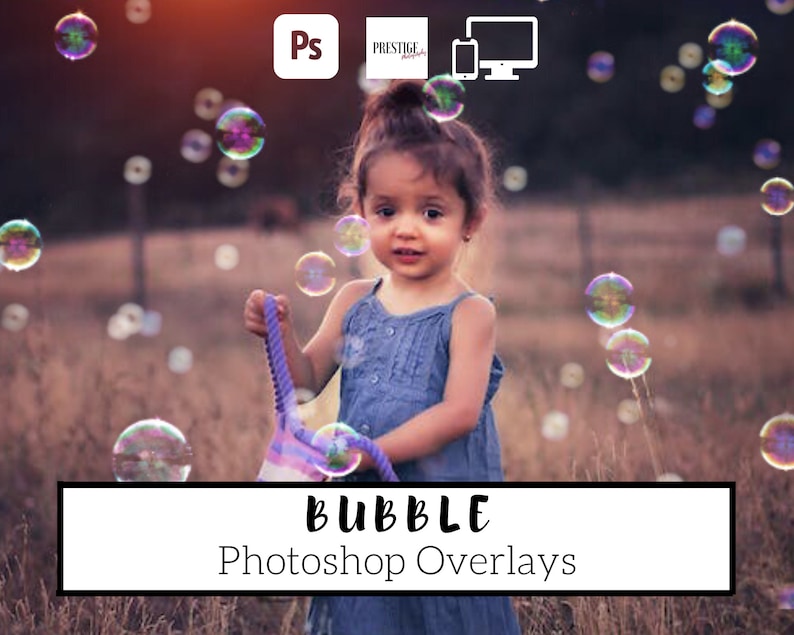 80 Realistic Bubble Photoshop Overlays Transparent JPG, photoshop, overlays, easy to use, DIGITAL DOWNLOAD image 1