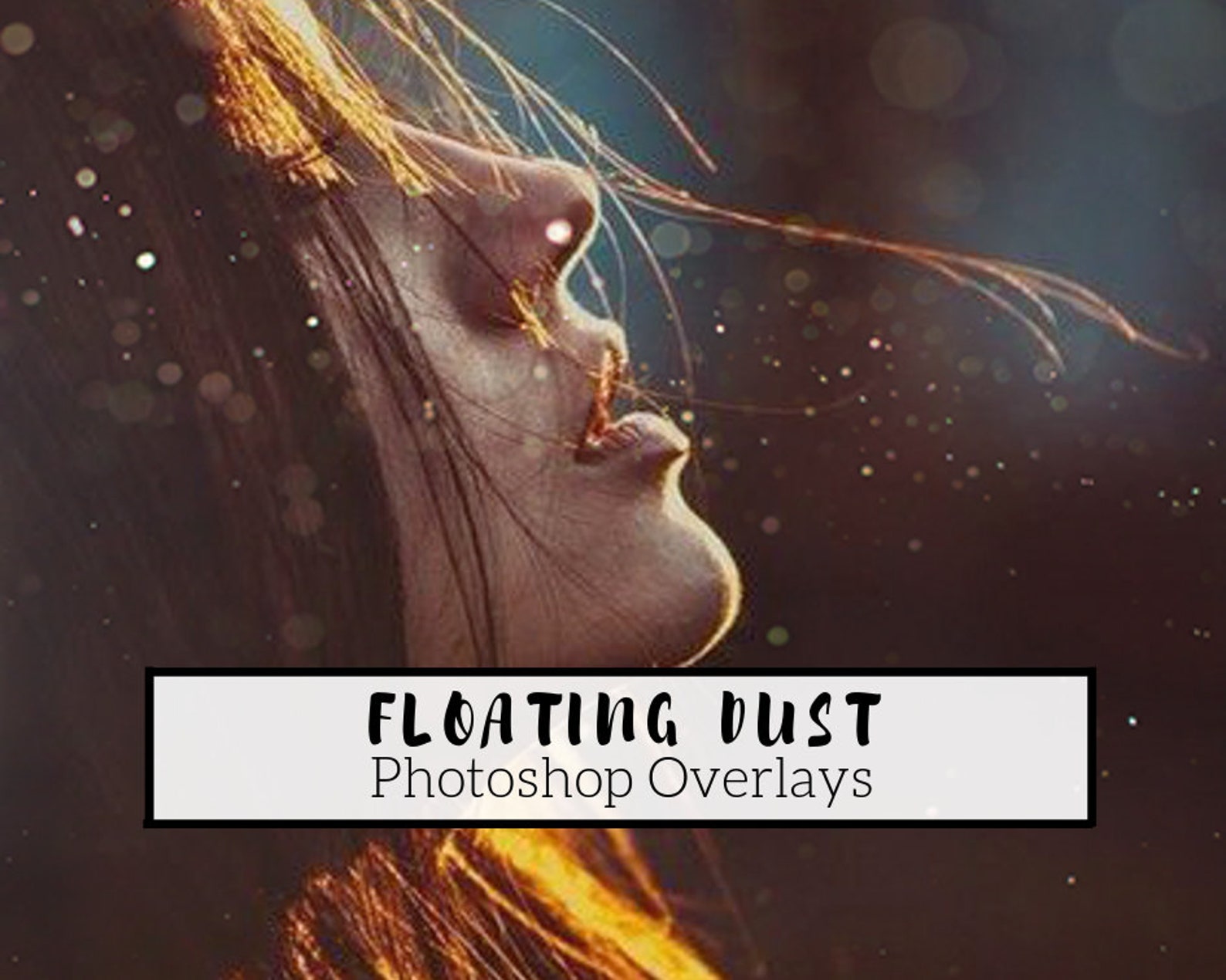 Floating dust. Floating dust