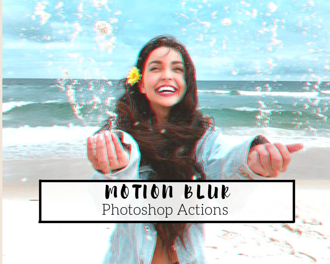 3 Pro Motion Blur Actions Portrait Actions Etsy