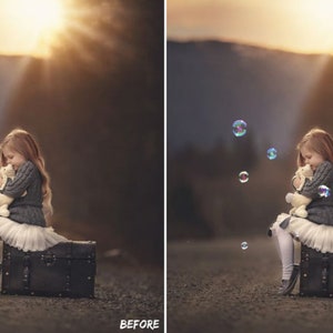 80 Realistic Bubble Photoshop Overlays Transparent JPG, photoshop, overlays, easy to use, DIGITAL DOWNLOAD 画像 4