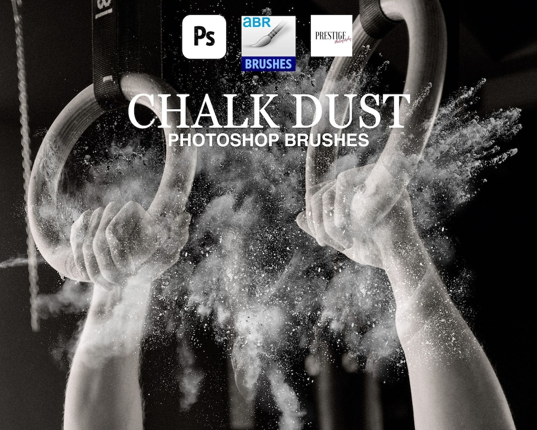 Pennelli Photoshop Chalk Dust: 20 effetti ABR (download digitale