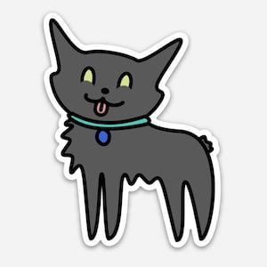 Georgie the Manx Cat | Sticker