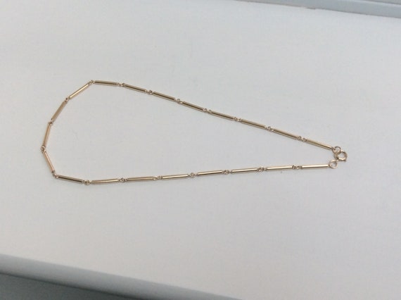 A 9ct Gold Ingot 18" Chain made up from 20 Ingots… - image 8