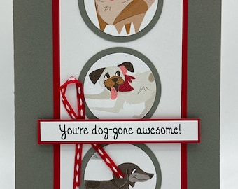 Handmade Card - Dog Lover - Thank You - Birthday - Just Because