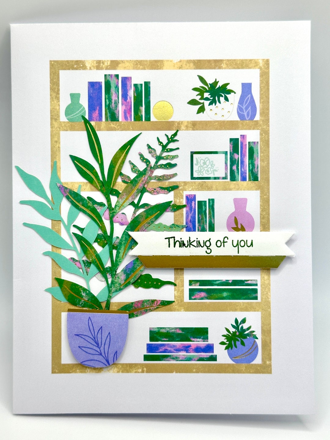 Handmade Greeting Card - Just Because - Thinking of You - Friendship - Etsy