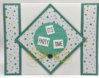 Handmade Birthday Card - It’s Party Time
