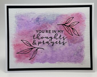 Handmade Sympathy Card