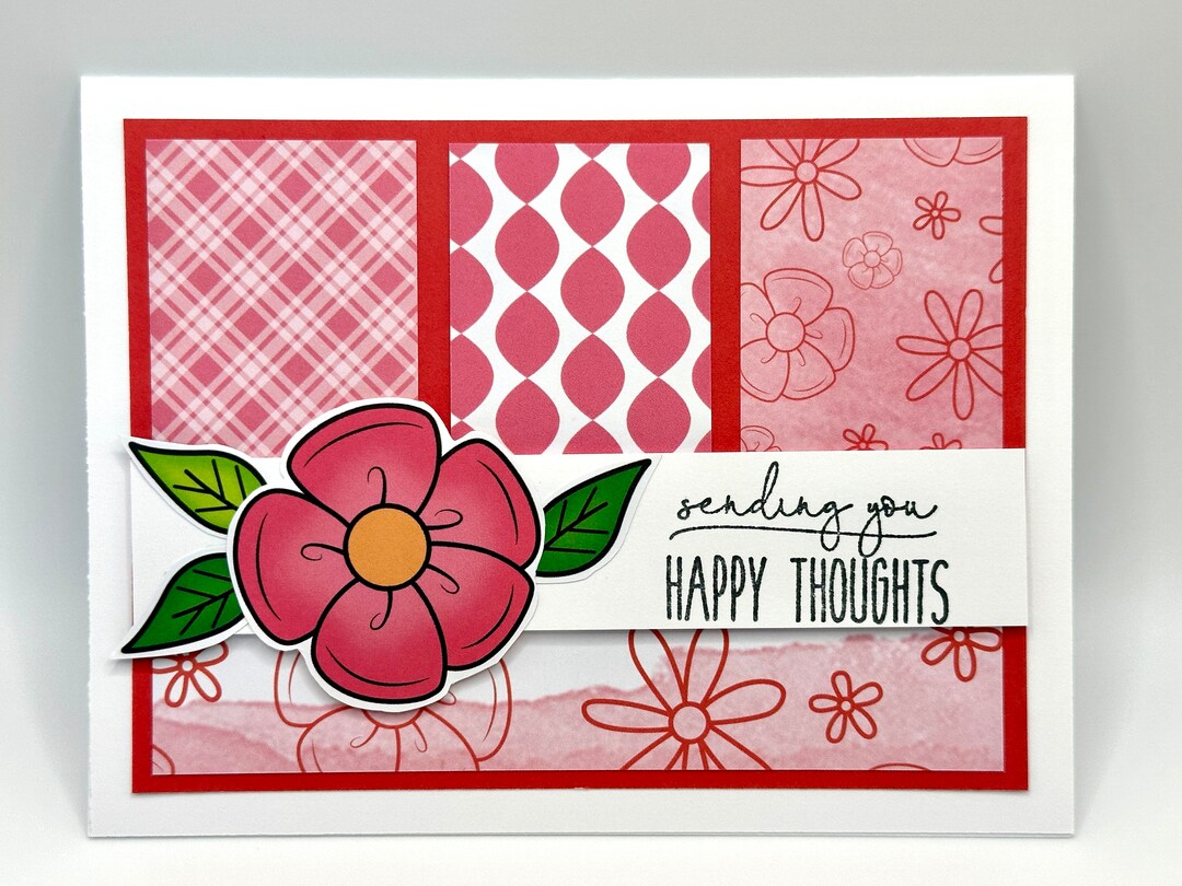 Handmade Greeting Card - Just Because - Thinking of You - Friendship - Etsy