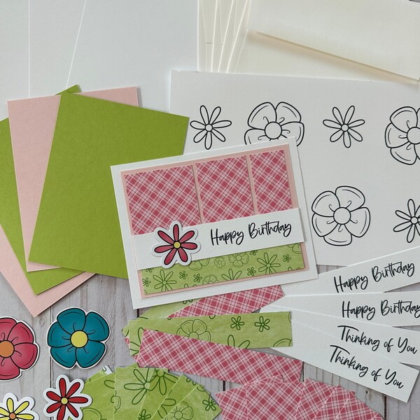 Card Making Kit Etsy