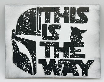 Handmade Greeting Card - Disney -  Star Wars - Mandalorian