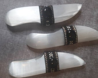 Small Selenite daggers, altar tools, spiritual, shamanism