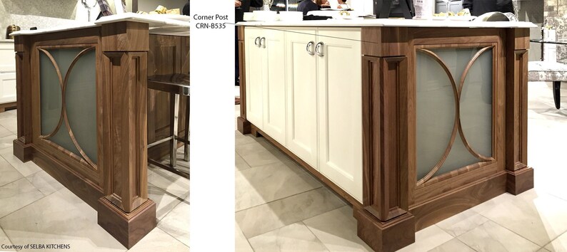 Kitchen Island Corner Post Crn X535 Series Cabinets Design Idea Wooden Remodeling