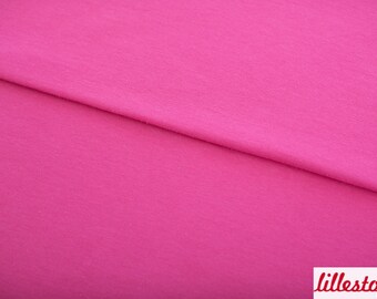 Organic jersey uni pink Lillestoff