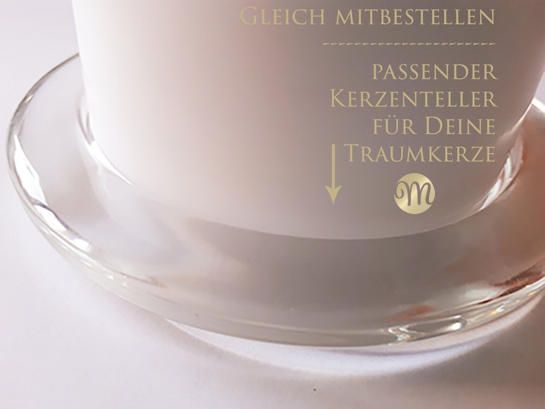 Wedding candle Tulip personalized