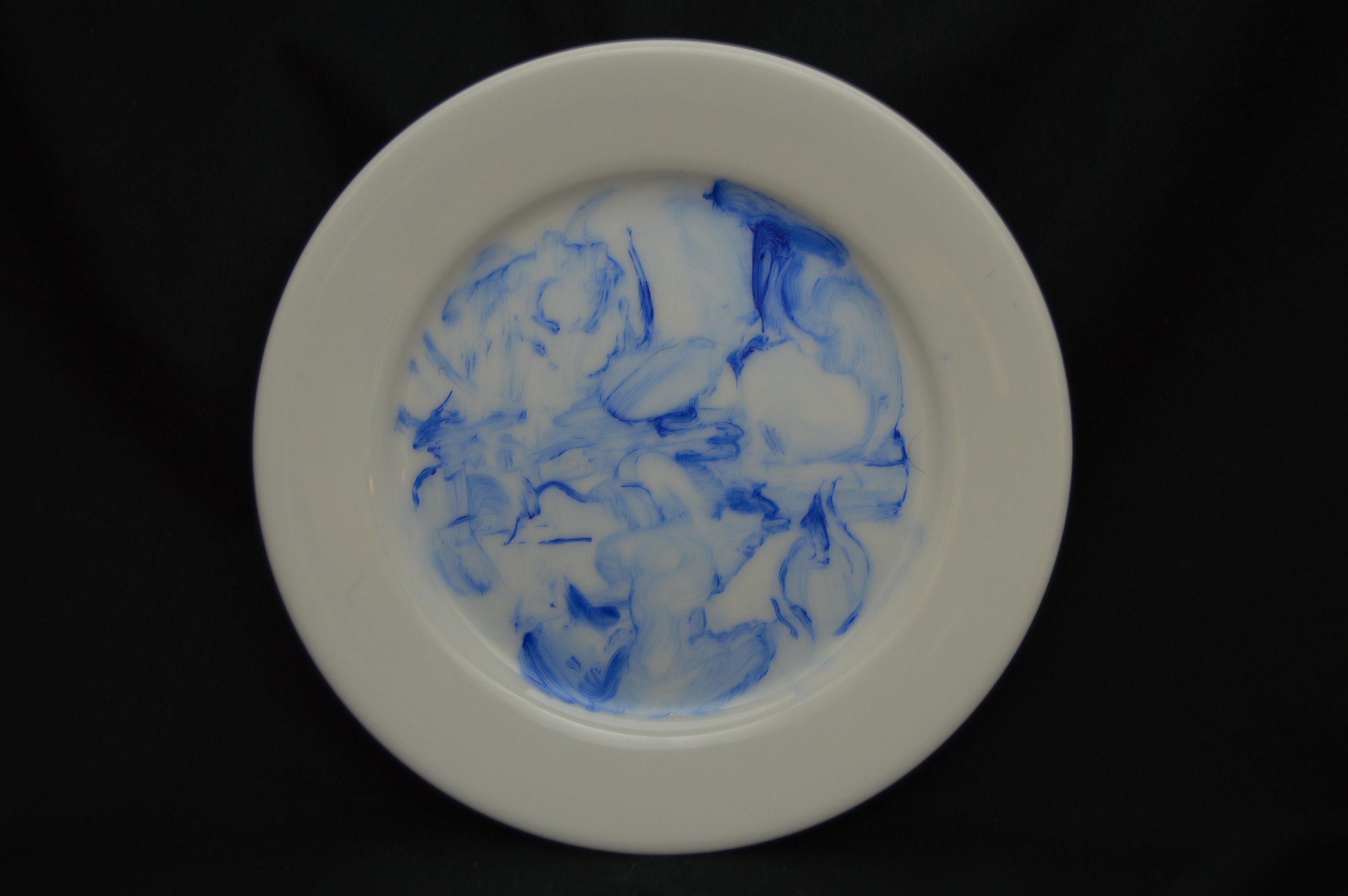 5 hand painted decorative ceramic plate Etsy