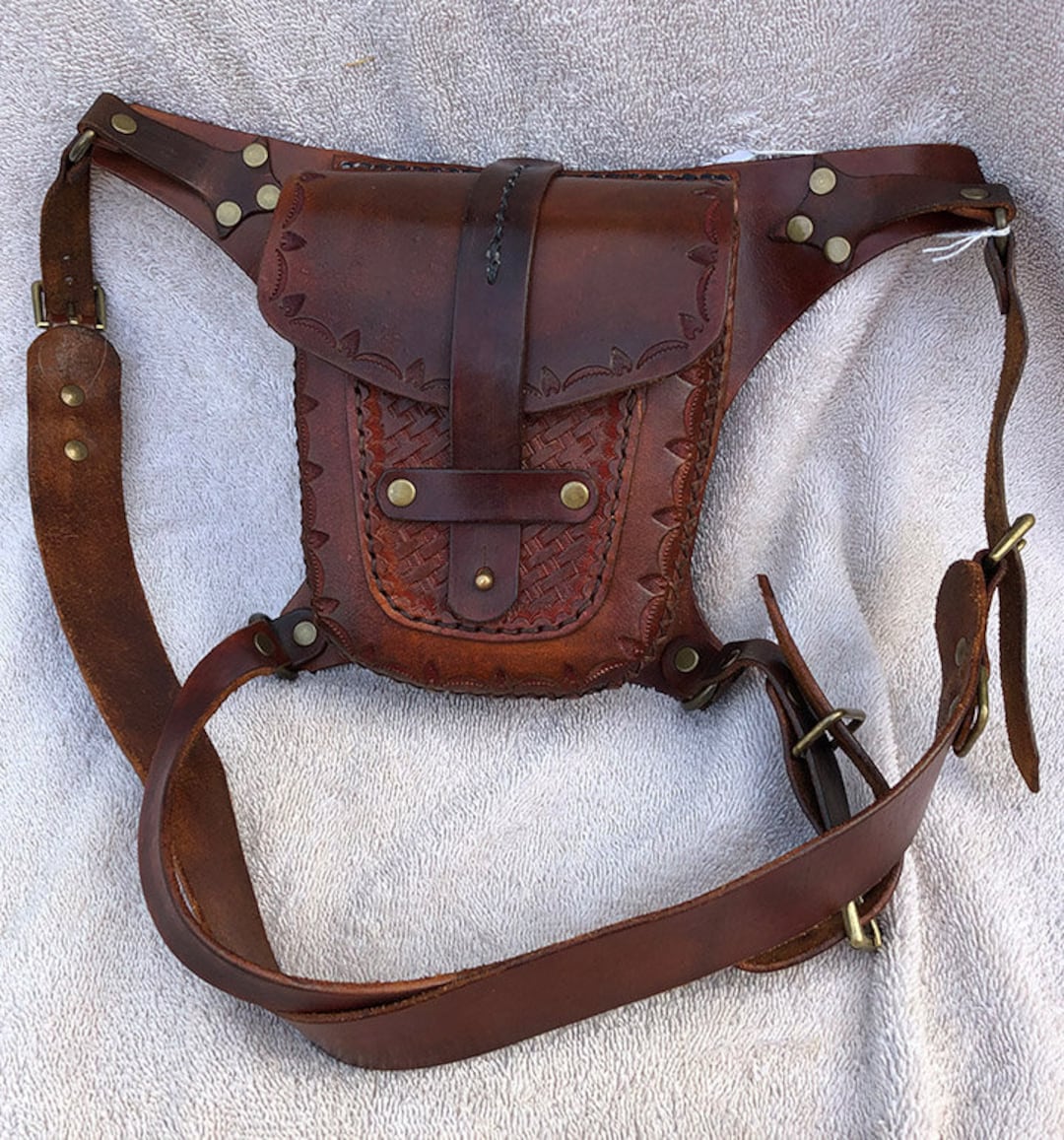 Leather Hip Bag Etsy