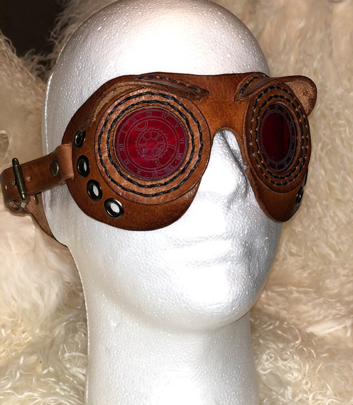 Handmade Leather Goggles Etsy