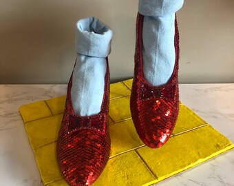 オズの魔法使い ルビーの靴のレプリカ - Etsy 日本