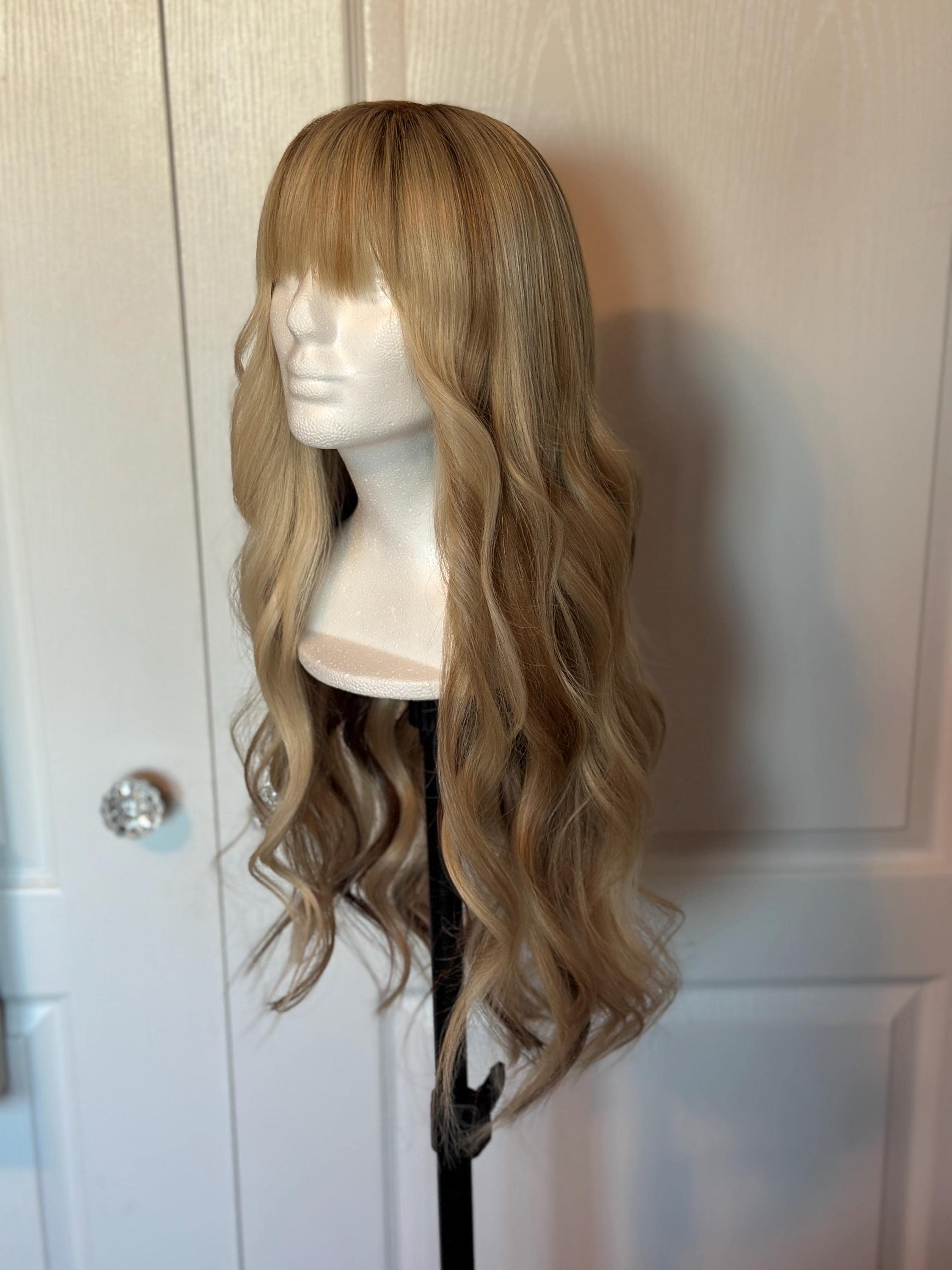 ハンナ・モンタナ レースフロント 人毛ウィッグ - Etsy 日本