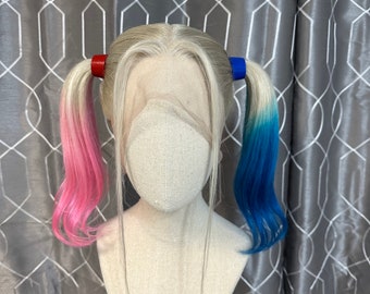 Harley Quinn Suicide Squad Human Hair Wig