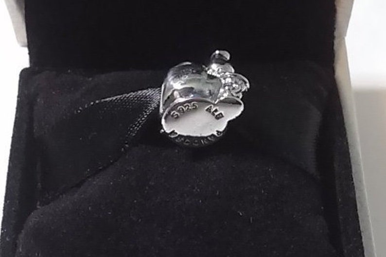 Potts /& Chip Charm Sterling Silver Authentic 925 Disney Mrs