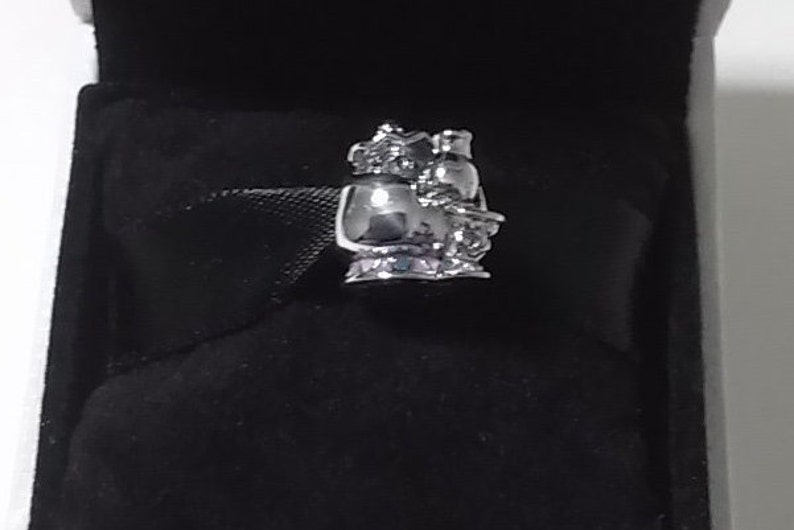 Potts /& Chip Charm Sterling Silver Authentic 925 Disney Mrs