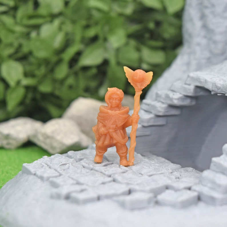 28mm Miniature Gnome Cleric for Dungeons and Dragons