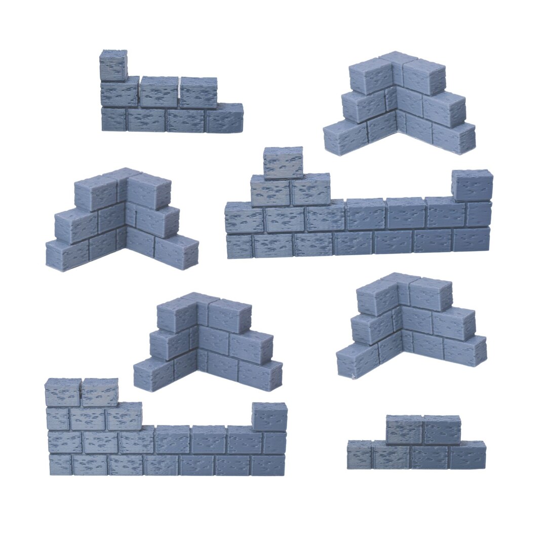 Dnd Miniature Terrain Walls for Tabletop Miniature RPG Games Like TTRPG ...