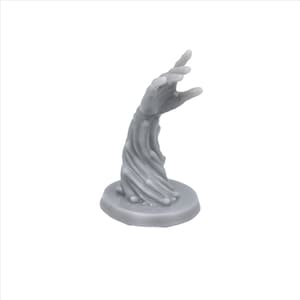 dnd spell Mage Hand unpainted miniatures for dnd miniature tabletop wargaming and dnd accessories for ttrpg miniature games