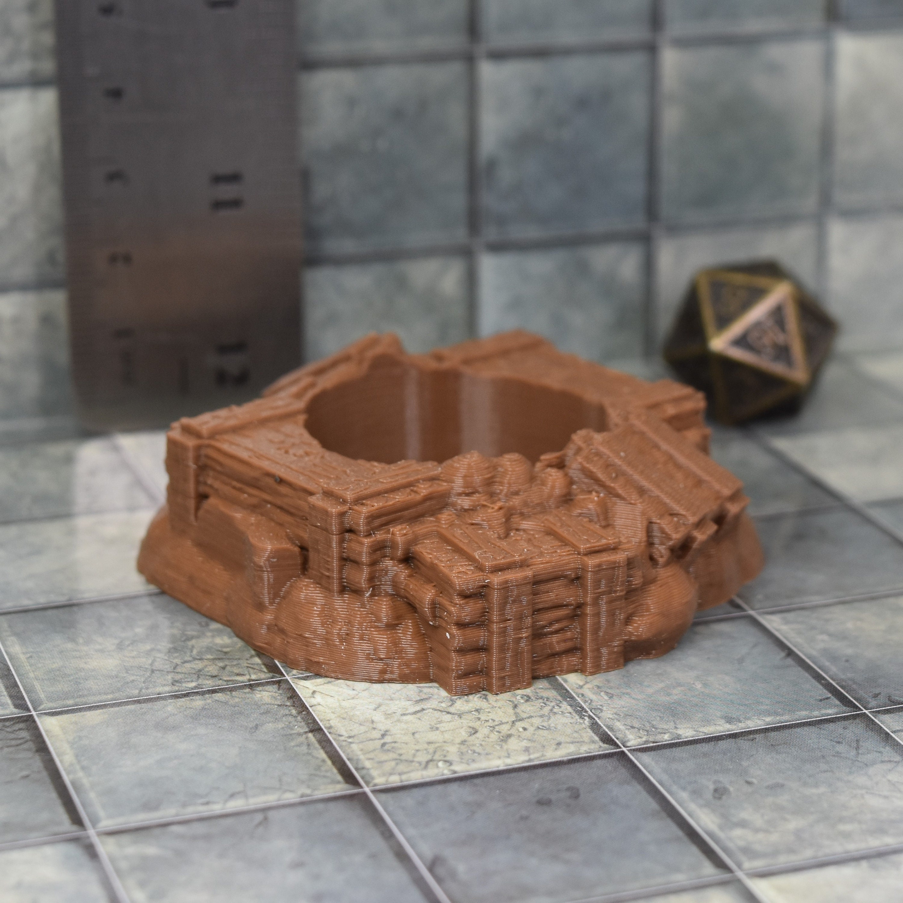Paint Pot Holder With Crates and Barrels for Citadel Style Paint Pots for  Miniature Painting and Miniature Painting Accessories for D&D 