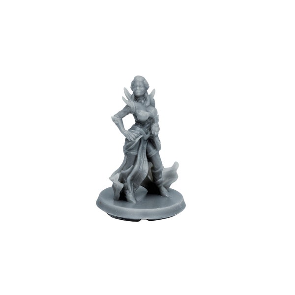 dnd Vampire miniature Female undead dnd figures for tabletop wargaming and dnd miniatures terrain games comes unpainted