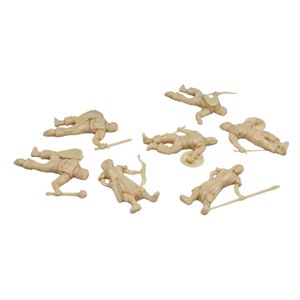 unpainted dead miniatures set of Dead Adventurers dnd miniatures set for ttrpg miniatures wargaming 3D Printed unpainted miniatures