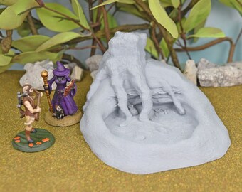 dnd terrain Forest Cache to use as dnd accessories for tabletop terrain games and 28mm fantasy terrain wargaming