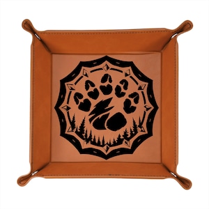 Druid Dice Tray for tabletop wargaming accessories and dnd folding dice rolling class gift