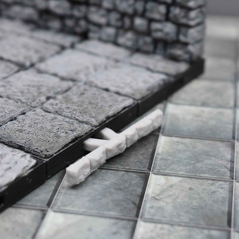 28mm terrain Dungeon Scatter Terrain Gaming Terrain Dragonlock dungeon edge clips to use with Dungeon Tiles for Dungeons /& Dragons