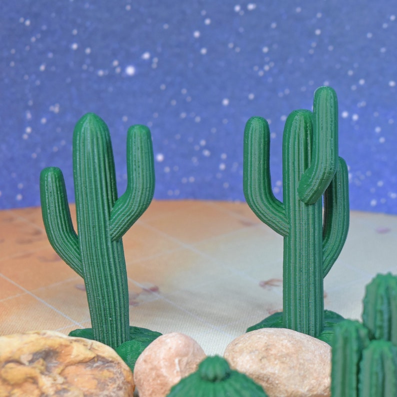 28mm terrain Miniature Cactus Plants for Dungeons and ...