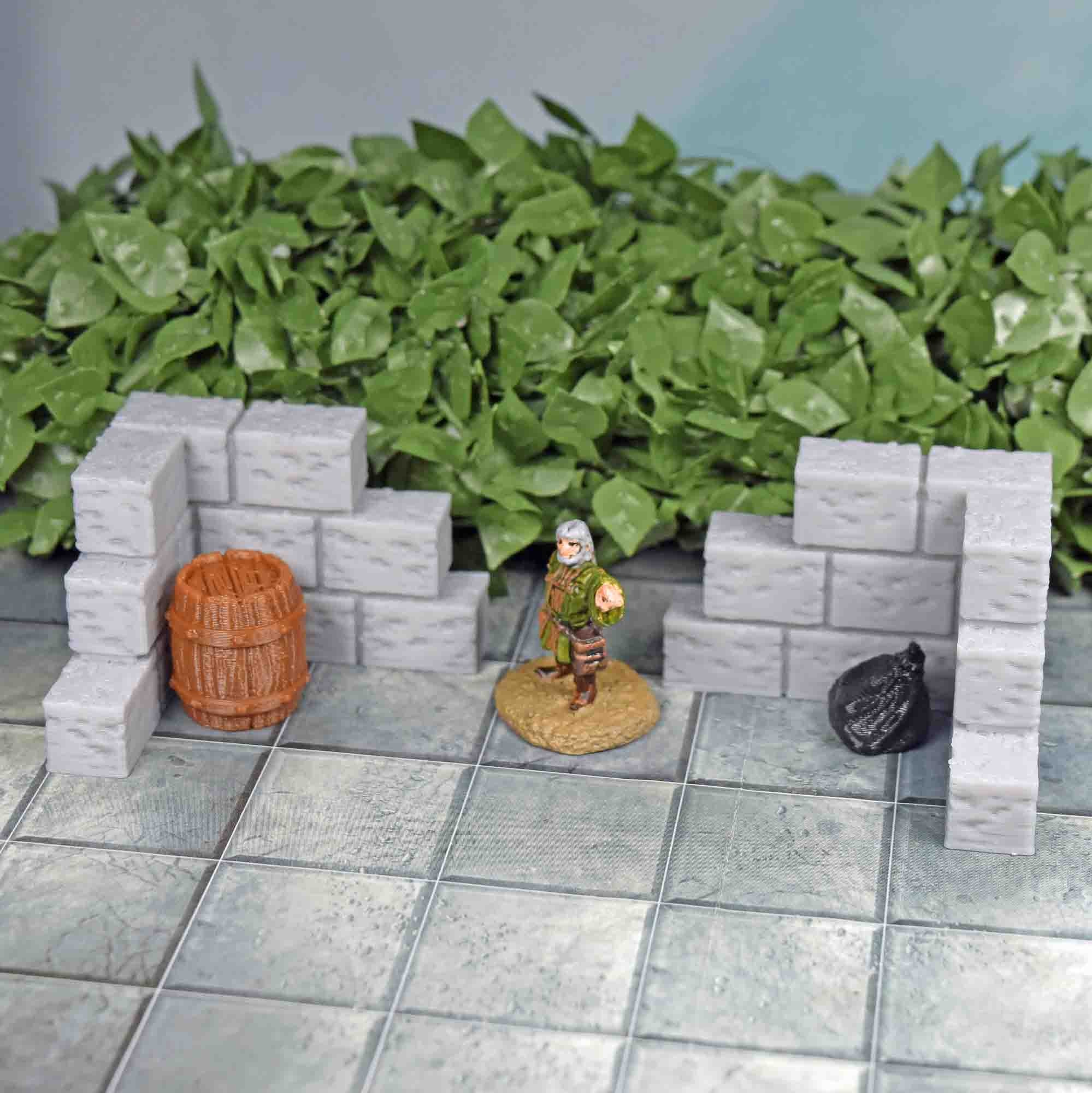 Dnd terrain walls for Tabletop Miniature RPG Games like | Etsy