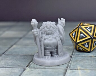 Tabletop wargaming Tanuki Wizard miniature for dnd wargames is 3D printed by GriffonCo Minis for dragon and dungeon games