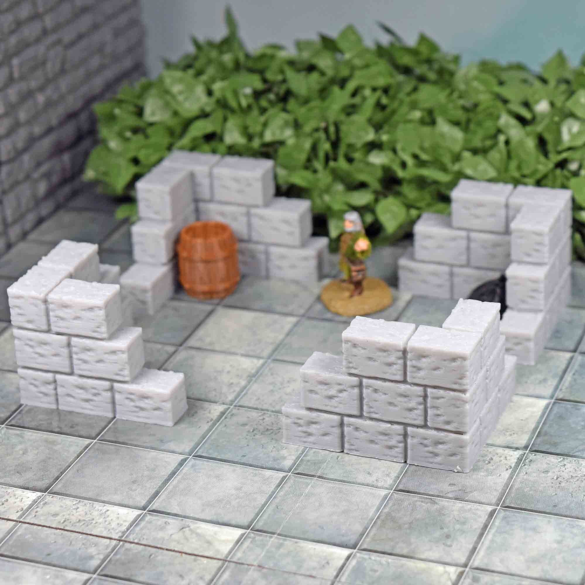 Dnd terrain walls for Tabletop Miniature RPG Games like | Etsy