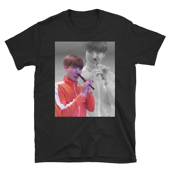 BTS jhope Playing the Recorder With His Nose Meme TShirt