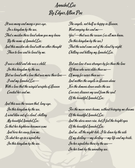 Annabel Lee by Edgar Allan Poe